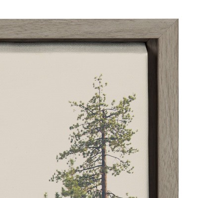 Sylvie Lake Tahoe Framed Landscape Canvas Art, 40.69x31.63