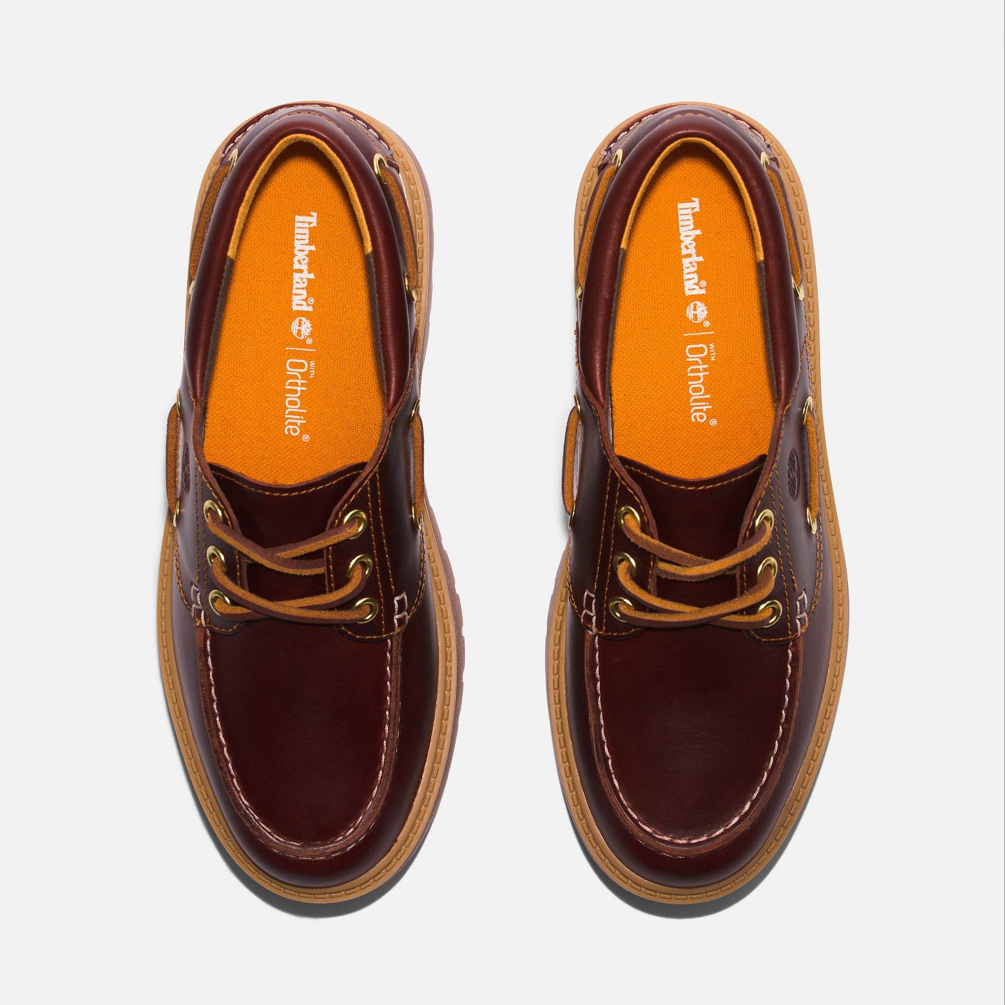 Женские туфли Timberland Stone Street Platform Boat Shoe, Root Beer — фото 2