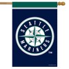 Briarwood Lane Seattle Mariners House Flag MLB Licensed 28" x 40" - 2 of 4
