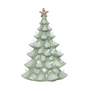 Transpac 13.75 in. Green Holiday Coastal Tree - 1 of 4