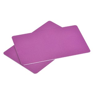 Unique Bargains Waterproof Durable ID Badge Printer Blank Plastic Cards 50 Pcs - 1 of 3
