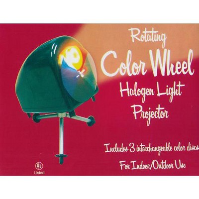 Northlight Retro Rotating Aluminum Christmas Tree Color Wheel Halogen