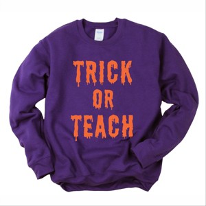 Simply Sage Market Trick Or Teach Sweatshirt - 1 of 4