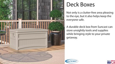 Suncast 50gal Deck Box - Dark Gray