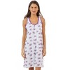Casual Nights Women's Cotton Sleeveless Nightgown Chemise - 4 of 4