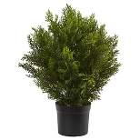 2' Cedar Artificial Bush (Indoor/Outdoor) - Nearly Natural