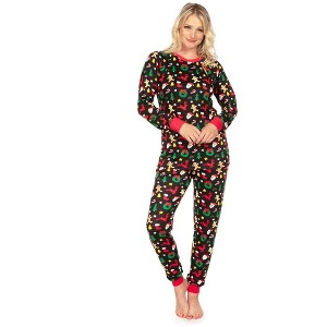 Tipsy Elves Womens Cookie Cutter Christmas Pajama Set Matching Couples Holiday Sleepwear - 1 of 2