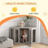Outdoor Dog Shade Shelter with Steel Frame,Portable Water Resistant Dog House Canopy for Camping,Patio,Garden,Backyard - LAOTIES - 4 of 4