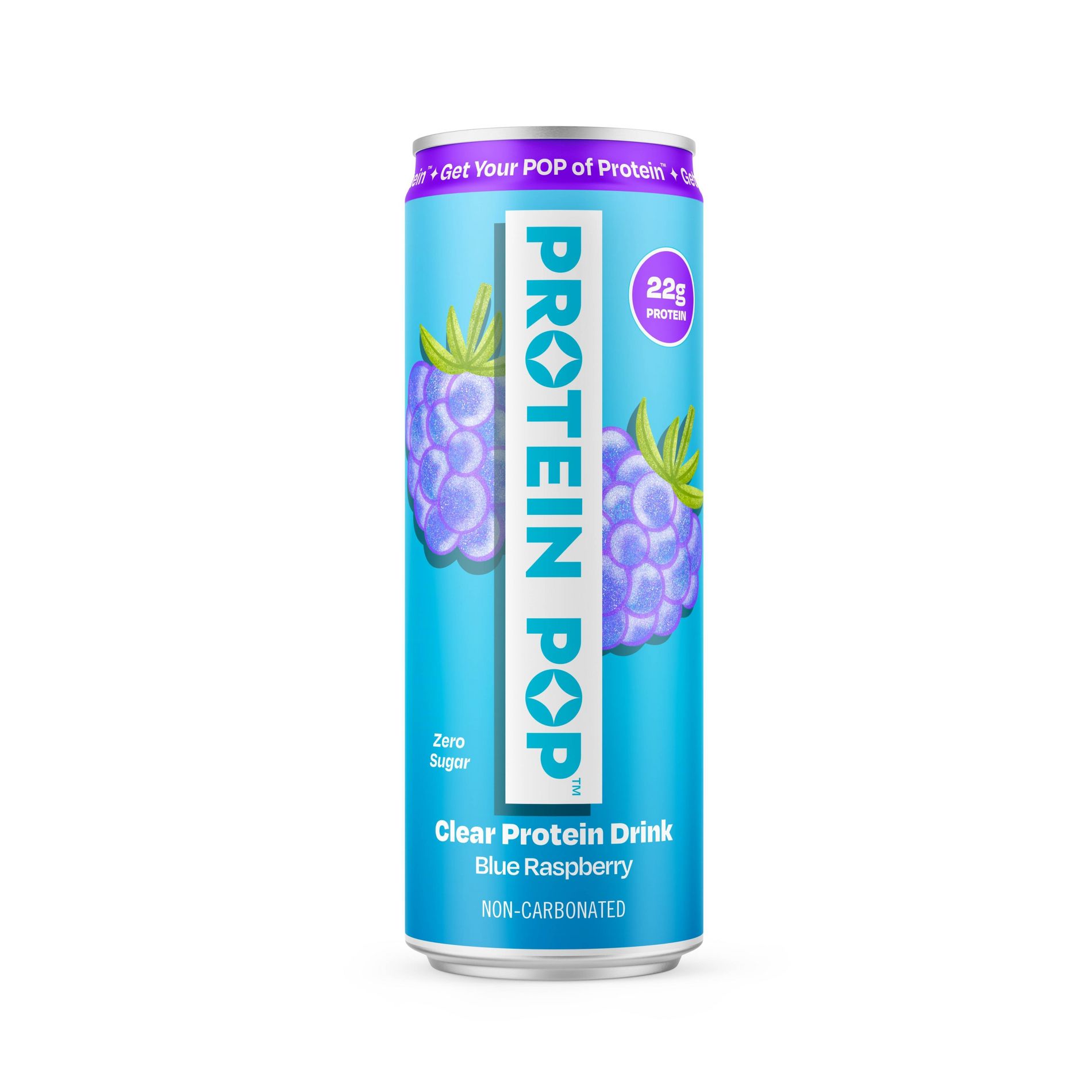 Protein Pop Blue Raspberry Protein Drink - 12 fl oz