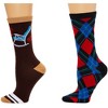 Zodaca Grandpa Crew Socks for Men, Fun Sock Gift Set (One Size, 2 Pairs) - 3 of 4