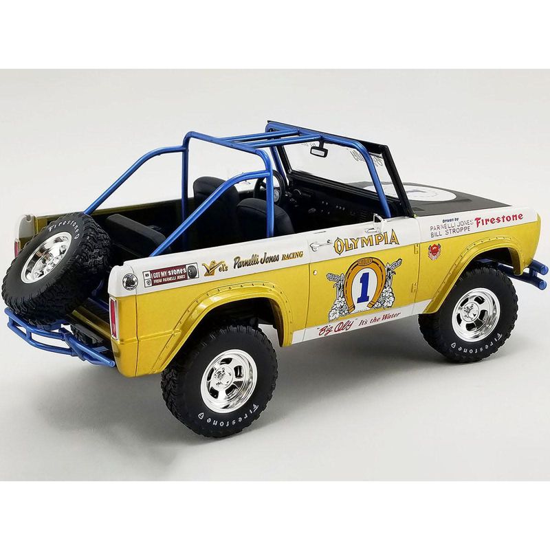1970 Ford Baja Bronco #1 Big Oly Tribute Edition Parnelli Jones Racing Ltd Ed to 702 pcs 1/18 Diecast Car by Greenlight for ACME, 5 of 7