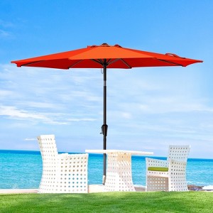 HYLEORY Germar Market Umbrella, Size: 90" H x 120" W x 120" D - 1 of 4