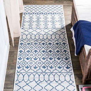Kafel  Bohemian Indoor/Outdoor Area Rug  - JONATHAN Y - 1 of 4