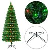 Resenkos 7.5FT Fiber Optic Christmas Tree with 260 LED Lamps & 260 Branches Green - 3 of 4