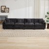 Sapphtopaz Modern Cloud Sofa Couches for Living Room with 2 Layer Upholstered Comfy Sofa with Chenille Fabric for Living Room,Apartment - 4 of 4