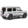 2022 Mercedes-Benz AMG G63 Diamond White Metallic with Graphics 1/43 Diecast Model Car by Solido - 3 of 4