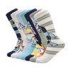 Men's Bluey Cozy Socks - Oatmeal 6-12 - 4 of 4