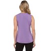 Rekucci Women's Soft Jersey Knit Sleeveless Tank Top – Casual & Versatile Everyday Wear - 3 of 3