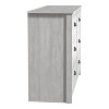 Galano Geodarno 6 Drawer Dresser (Interlock) - Dusty Grey Oak - 3 of 4