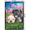 Trends International Keith Kimberlin - Bulldog Puppies Framed Wall Poster Prints - 3 of 4