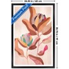 Trends International Reinders: Flowers - Earth Flowers in Floral Terra Framed Wall Poster Prints Black Framed Version 22.375" x 34" - 3 of 4