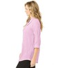 Woman Within Plus Size Textured Gauze Tunic With Shawl Collar - 4 of 4