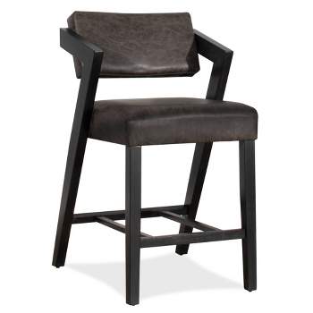 Snyder Counter Height Barstool Black/Gray - Hillsdale Furniture