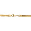 Black Bow Jewelry 3.7mm 14k Yellow Gold Hollow Franco Chain Necklace - 4 of 4