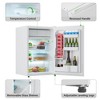4.3 Cu.Ft Mini Fridge with Freezer, Single Door Mini Fridge, 7 Settings Temperature Adjustable - 3 of 4