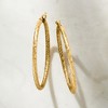 Ross-Simons Italian 10kt Yellow Gold Diamond-Cut Hoop Earrings - 3 of 4