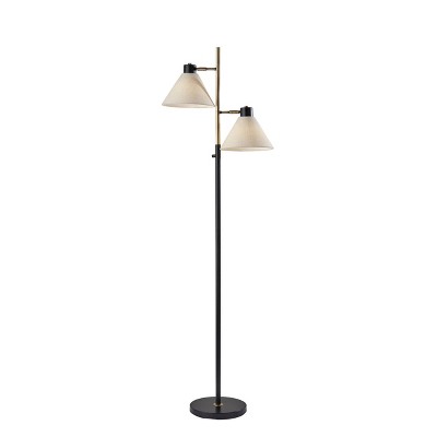 Casey Tree Lamp Black/white/brass - Adesso : Target