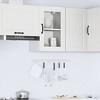 CLIHOME Bathroom Wall Mounted Cabinet, Narrow Wall Cabinet, Hanging Cabinet for Living Room, Multi-Function Kitchen Side Cabinet - 4 of 4