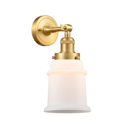 Canton - 1 Light Wall Sconce In Industrial Style-11 Inches Tall and 6.5 Inches Wide