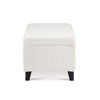 Lyngins Boucle Storage Ottoman/Foot Stool, Flip-Top Ottoman Bench with Birch Wood Legs, Easy Assembly Entryway Bench, End of Bed Bench - 4 of 4