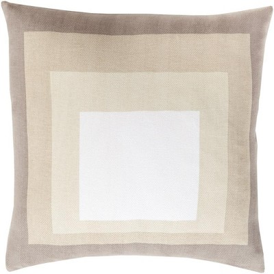 Mark & Day Lattrop Modern Khaki Throw Pillow