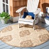 Courtyard CY2714 UV & Stain Resistant Non-Shedding Power Loomed Indoor/Outdoor Rugs - Safavieh - 2 of 4