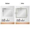 Amanti Art Mirror Makeover Bathroom Mirror Frame Border Kit - Fully Assembled Peel and Stick Frame - Mirror NOT Included - Flair Trim - 4 of 4