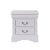 NicBex Nightstand with 2 Drawers,Modern Side Table with Storage Space and Wood Frame,Bedside Table for Bedroom,Living Room - 2 of 4