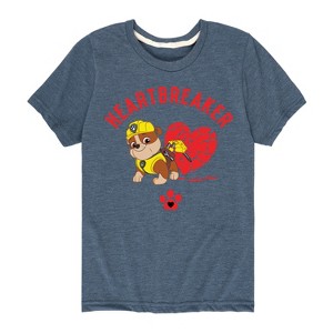 Boys' - Paw Patrol - Valentine's Heartbreaker Short Sleeve Graphic T-Shirt - 1 of 4
