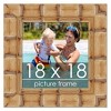 PosterPalooza | 18x18 Wide Bamboo Picture Frame, UV Acrylic, 4 Finishes - Brown, Black, Silver, and Natural - 2 of 4