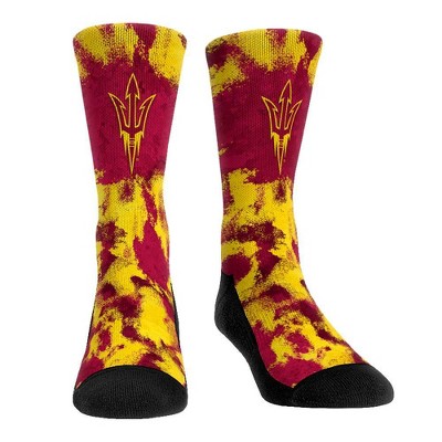 NCAA Arizona State Sun Devils Paint Crew Socks - L/XL