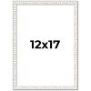 PosterPalooza | Textured White Picture Frame - UV Acrylic, Foam Board Backing, Hanging Hardware - 2 of 4