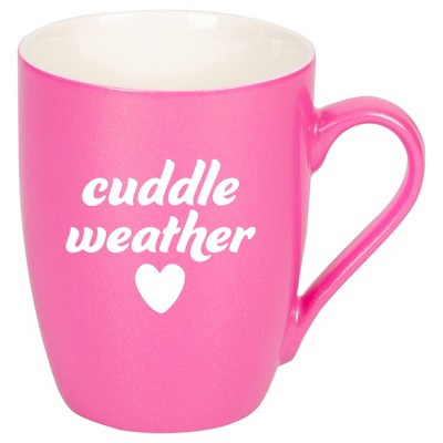 Elanze Designs Cuddle Weather Princess Pink 10 ounce New Bone China Coffee Cup Mug