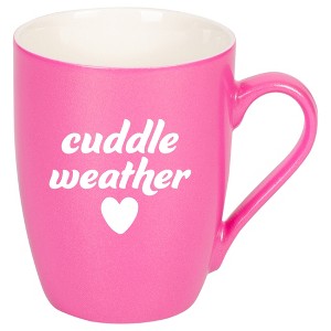 Elanze Designs Cuddle Weather Princess Pink 10 ounce New Bone China Coffee Cup Mug - 1 of 4