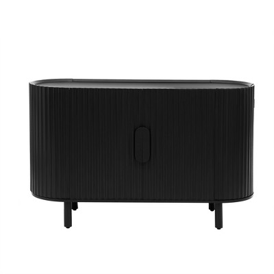 Bella Depot 47.8''W Curved Design Light Luxury Sideboard with Adjustable Shelves
