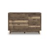 Signature Design by Ashley Darcalli Modern 6-Drawer Dresser - Mid-Century Style Storage Chest - Brown Walnut Finish - 4 of 4