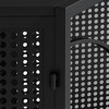 Steel 47.24" Spacious Pet Cage with Tempered Glass for Corners in Living Rooms, Hallways, Studies and Other Spaces, Black - 3 of 4