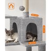 Feandrea 44.1'' /56.3" Cat Tree Tower for Indoor Cats ,Multi-Level Cat Condo Cat Furniture with Scratching Posts - 4 of 4