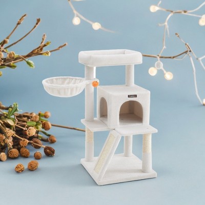 Cat Tree For Large Cats - 37.8-inch Multi-level Cat Condo With Widened ...