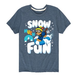 Boys' - Paw Patrol - Snow Much Fun Short Sleeve Graphic T-Shirt - 1 of 4